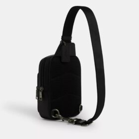 Mochila bandolera Racer en Signature Canvas