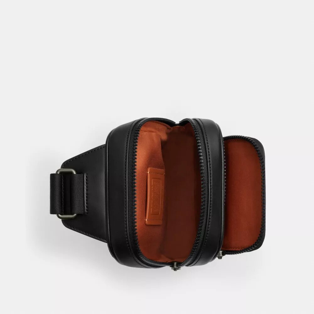 Mochila bandolera Racer en Signature Canvas