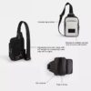 Mochila bandolera Racer en Signature Canvas