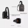 Mochila bandolera Racer en Signature Canvas