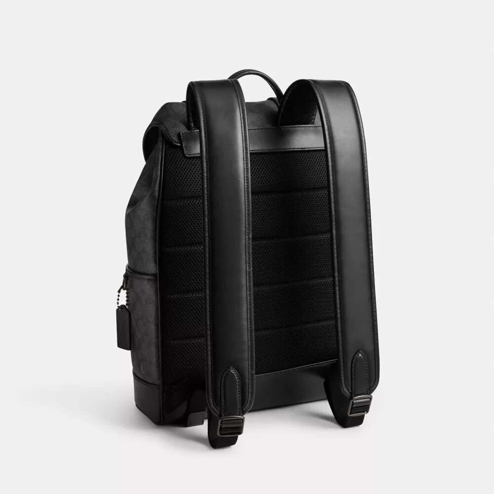 Mochila League con solapa en Signature Canvas