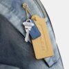 Mochila pequeña Taylor en denim desgastado