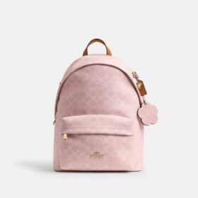 Mochila pequeña Taylor en Signature Canvas con Charms