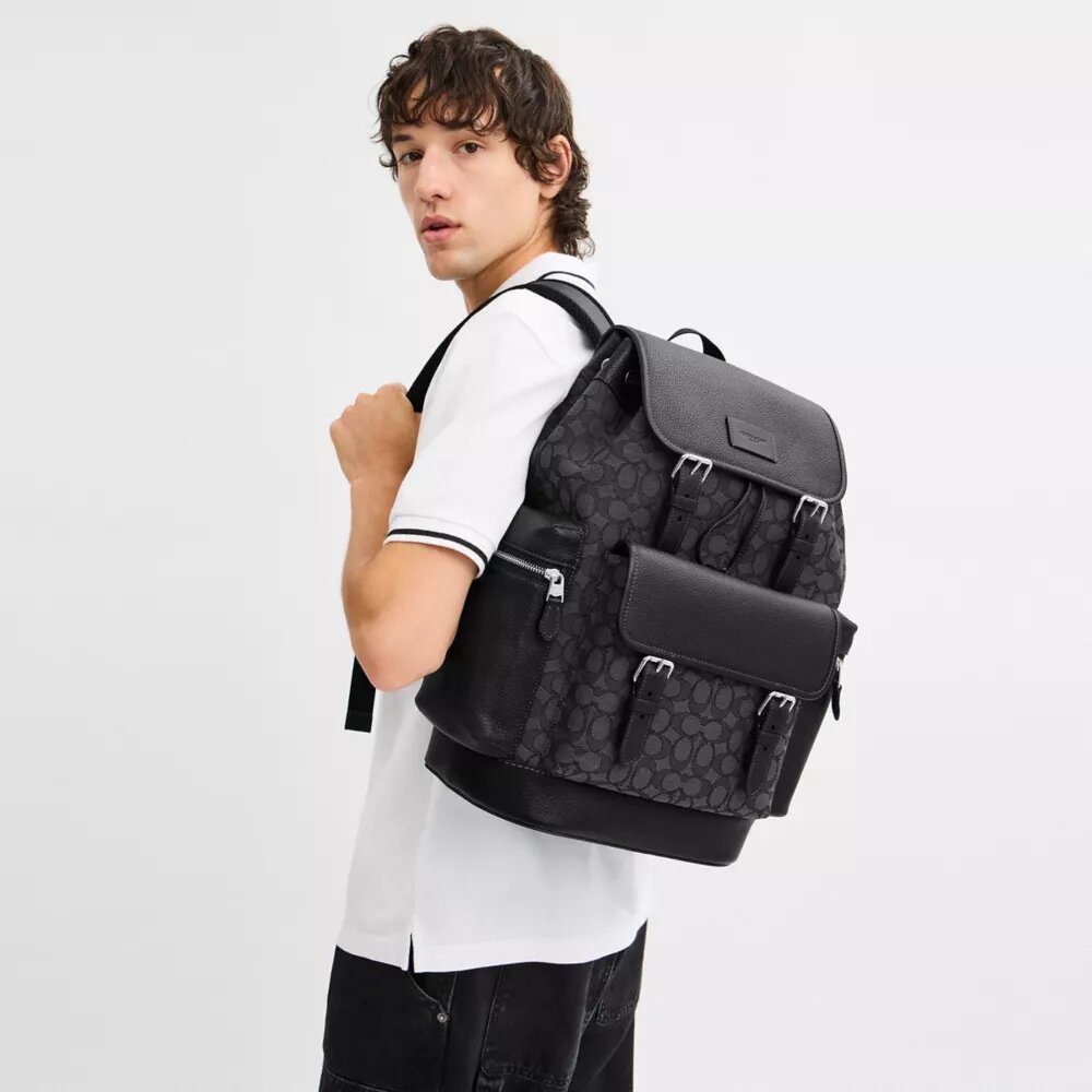 Mochila Sprint en jacquard exclusivo