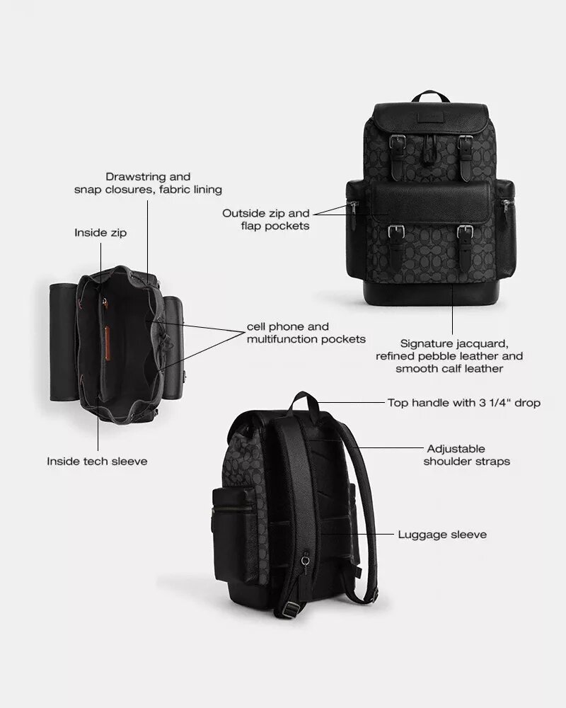 Mochila Sprint en jacquard exclusivo