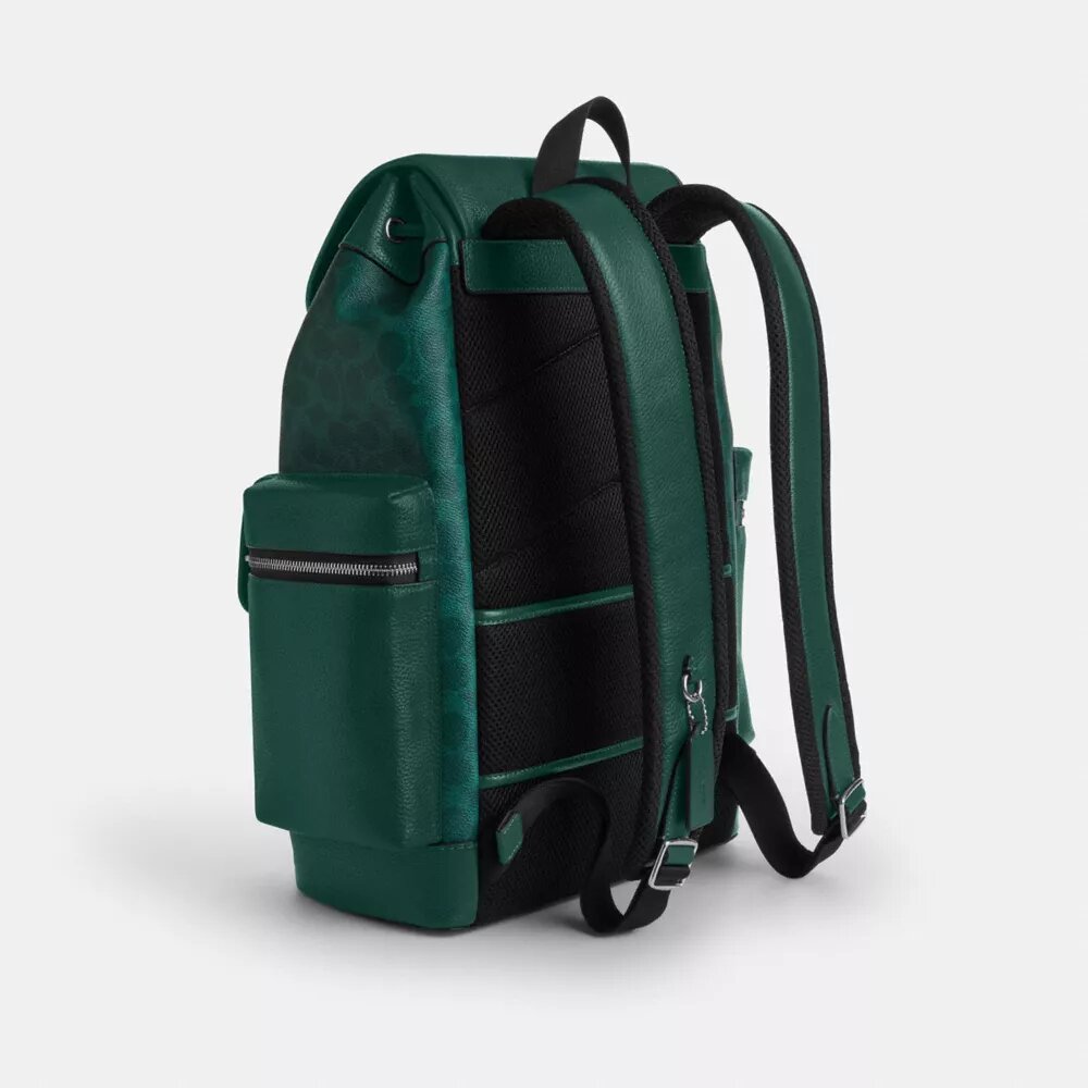 Mochila Sprint en Signature Canvas con bloques de color