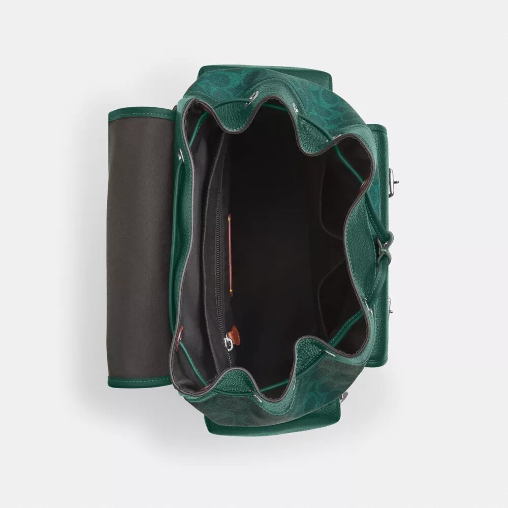Mochila Sprint en Signature Canvas con bloques de color