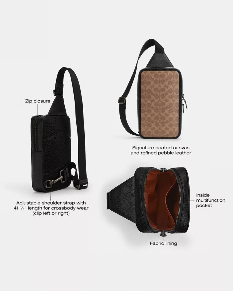 Mochila Sullivan en Signature Canvas