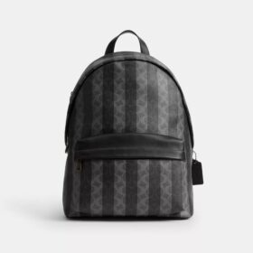 Mochila Taylor en Signature Canvas con rayas