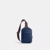 mochila tipo bandolera «Racer» con correas a rayas «Varsity»