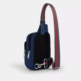 mochila tipo bandolera «Racer» con correas a rayas «Varsity»