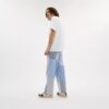 Pantalones a rayas con patchwork
