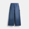 Pantalones de carpintero de denim exclusivos en algodón orgánico
