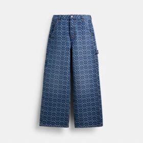Pantalones de carpintero de denim exclusivos en algodón orgánico