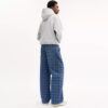 Pantalones de carpintero de denim exclusivos en algodón orgánico