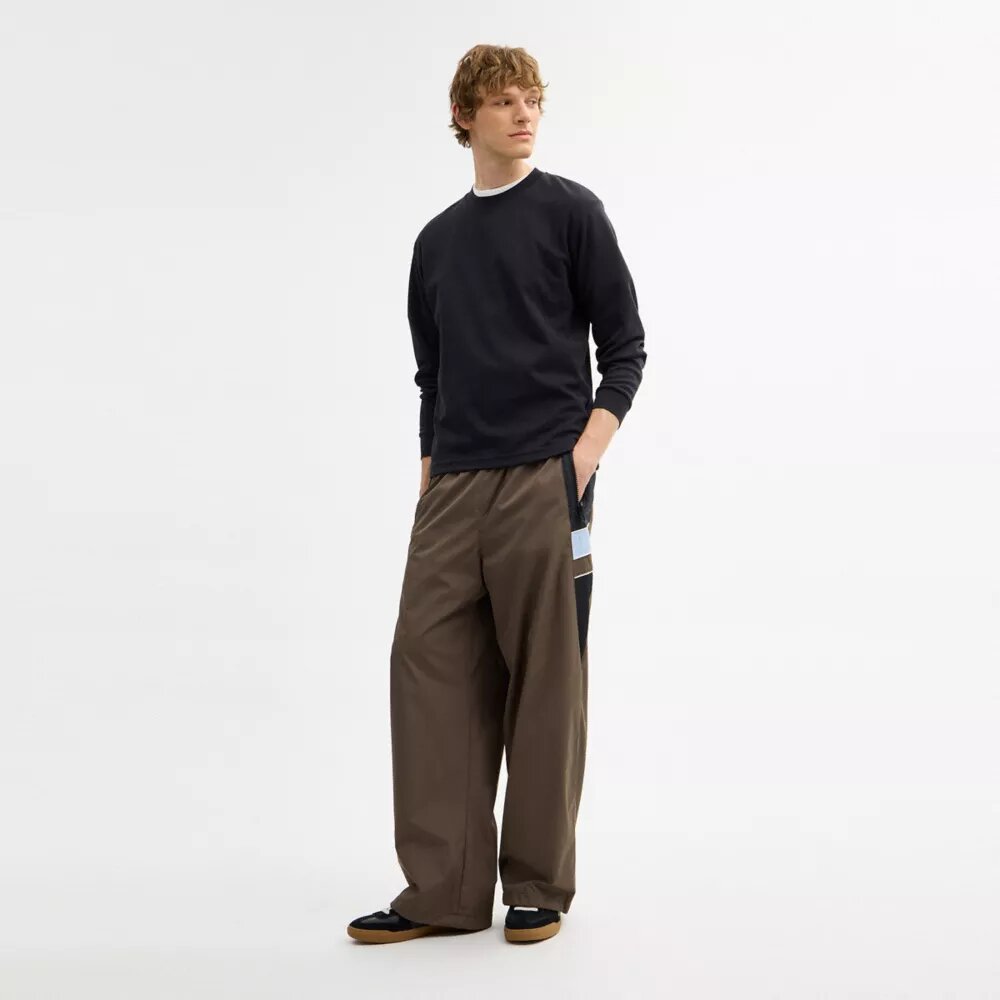 Pantalones de chándal de pierna recta en Poliéster reciclado