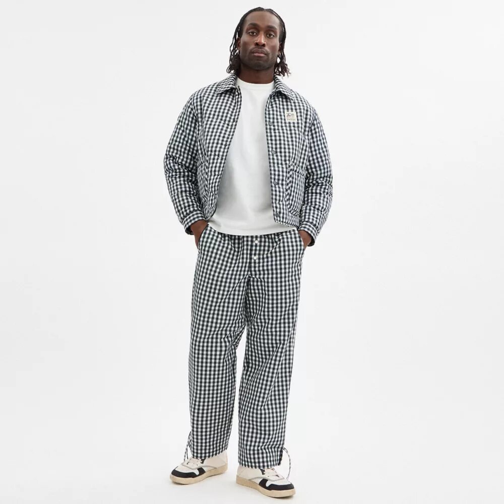 Pantalones de cuadros vichy de Coachtopia