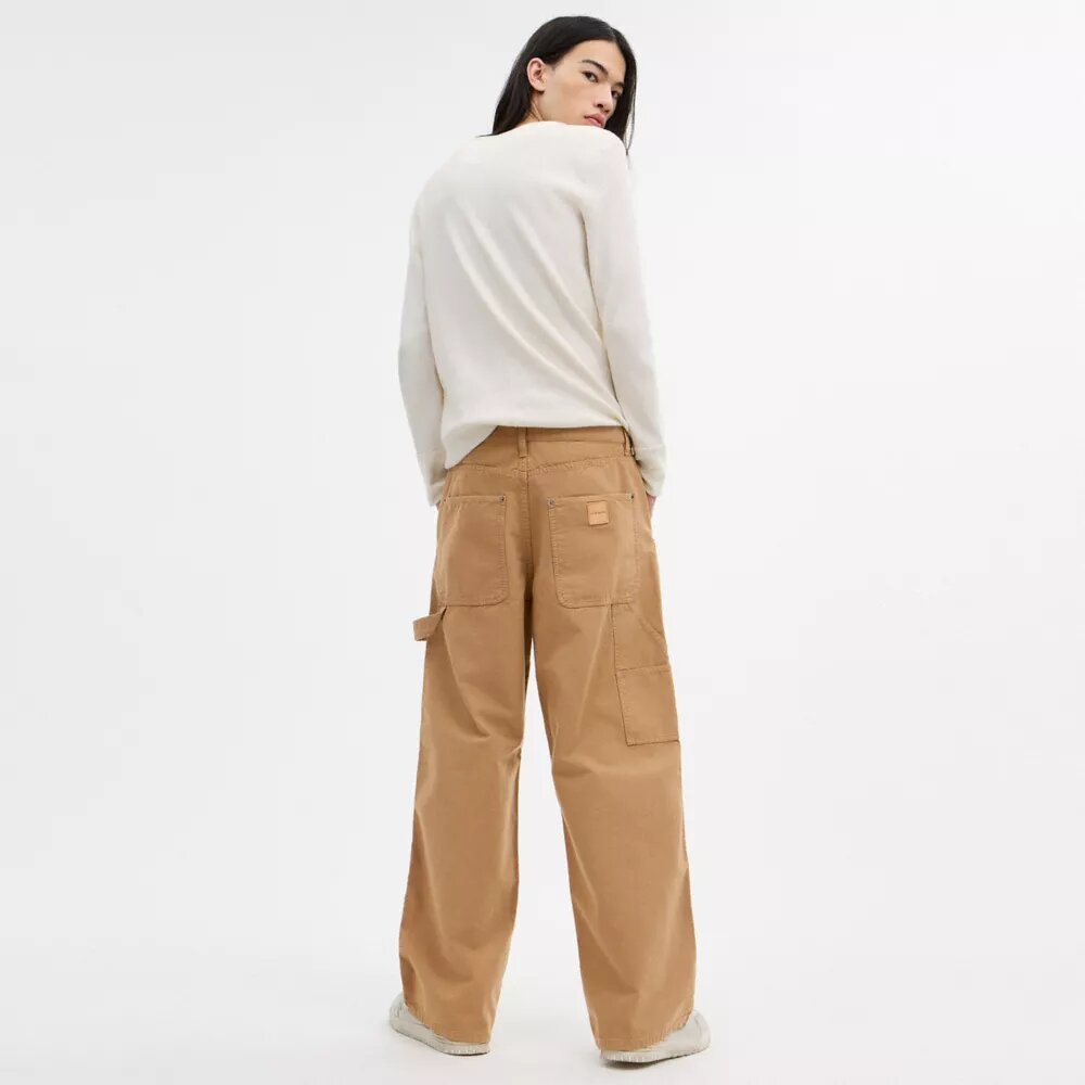 Pantalones de lona de algodón orgánico