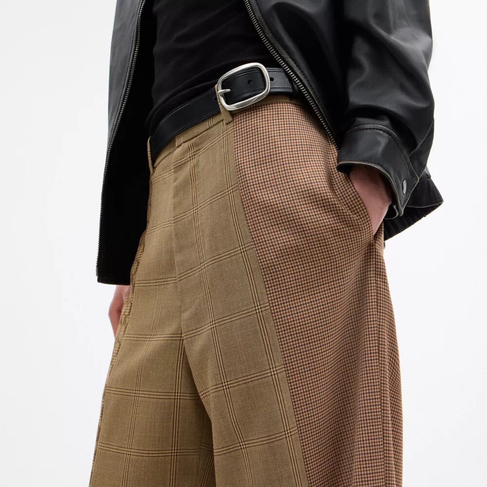 Pantalones «Mashup» teñidos en hilo