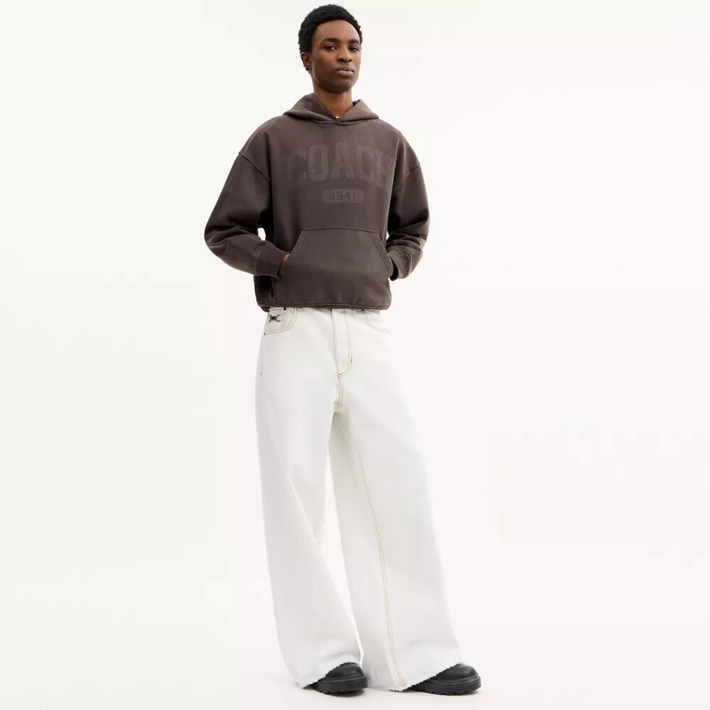 Pantalones vaqueros holgados de algodón orgánico