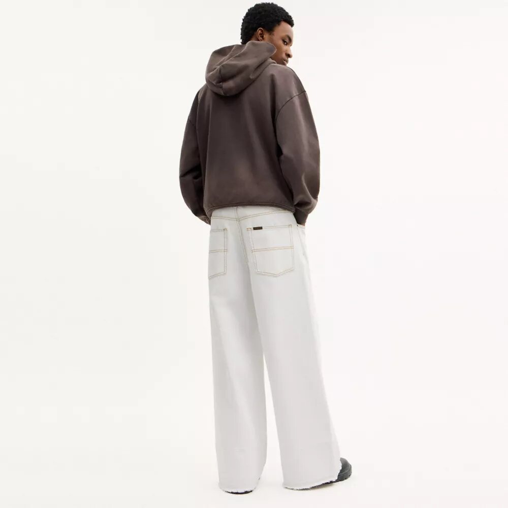 Pantalones vaqueros holgados de algodón orgánico