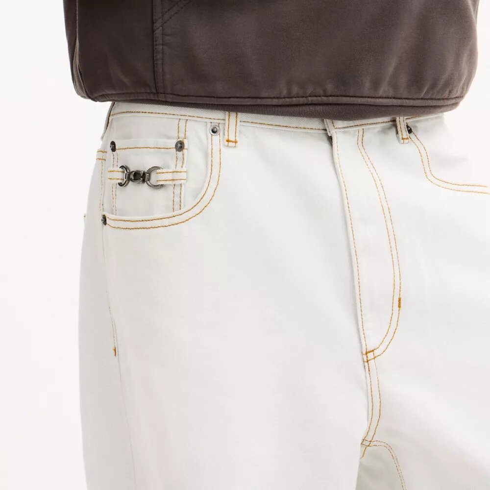 Pantalones vaqueros holgados de algodón orgánico