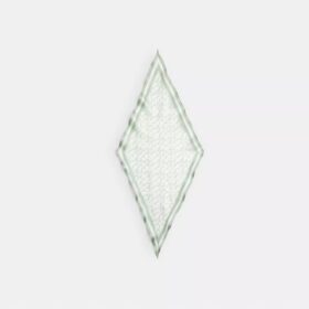 Pañuelo de seda con diseño de rombos exclusivo