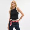 Pañuelo estrecho de seda con estampado floral «Country Club»