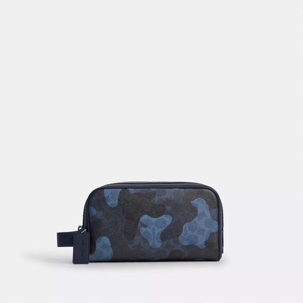 Pequeño kit de viaje con estampado de camuflaje exclusivo