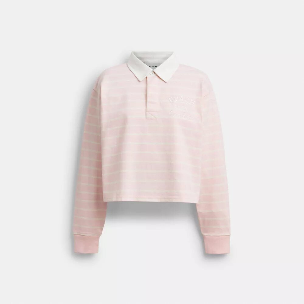 Polos de rugby a rayas con motivo de Horse and Carriage, de algodón orgánico