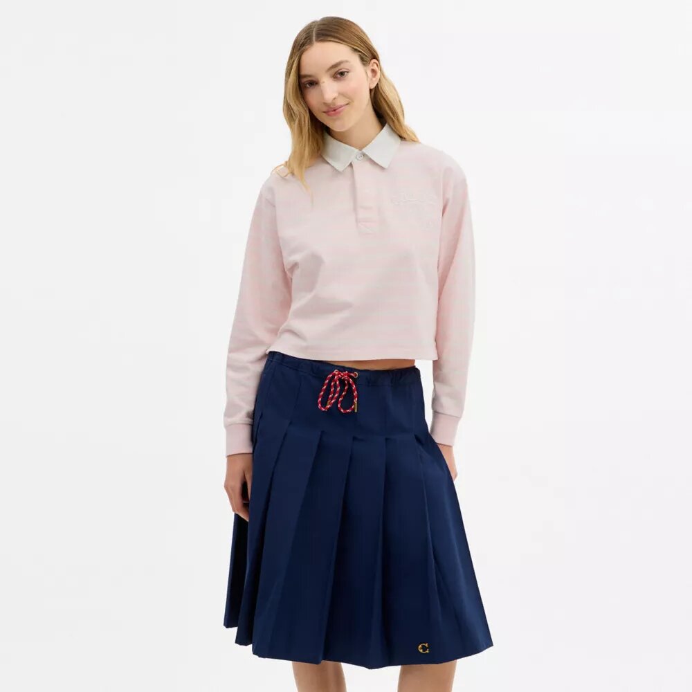 Polos de rugby a rayas con motivo de Horse and Carriage, de algodón orgánico