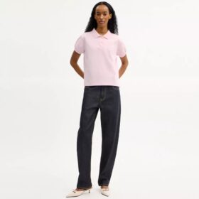 Polos encogidos con el logotipo «Coach Script» en algodón orgánico