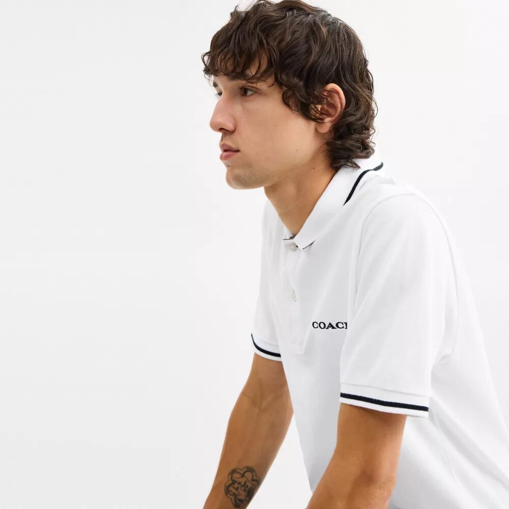 Polos Signature Trim de algodón orgánico