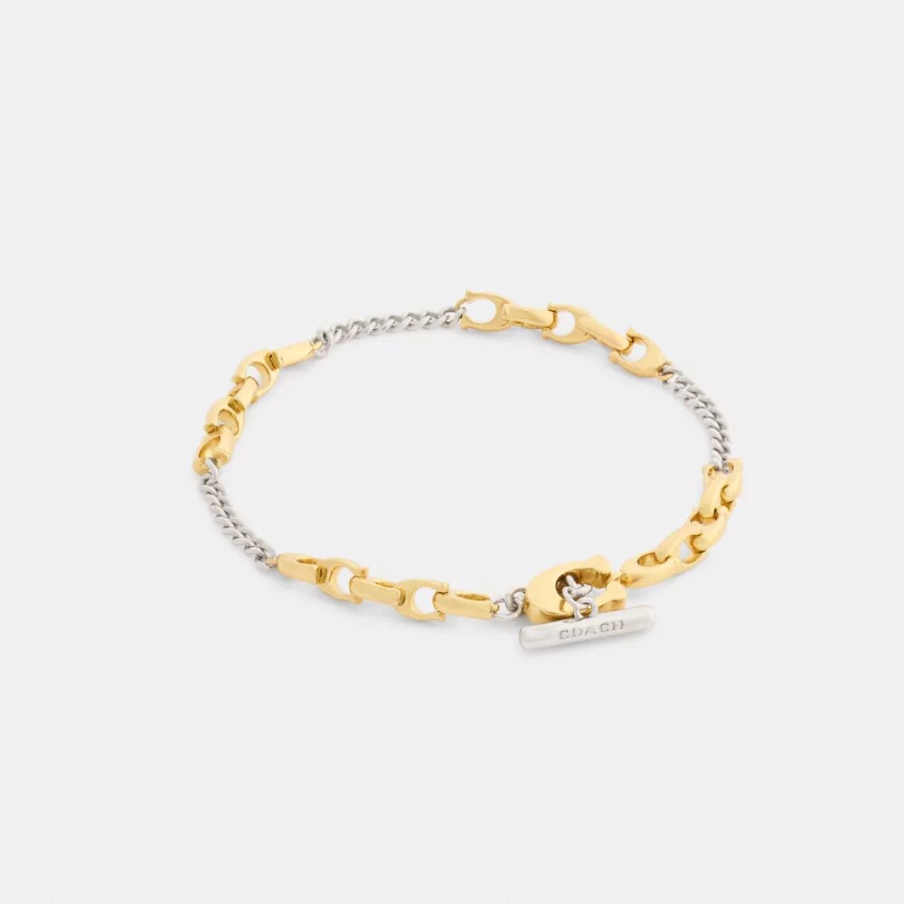 Pulsera de eslabones en forma de C