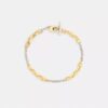 Pulsera de eslabones en forma de C