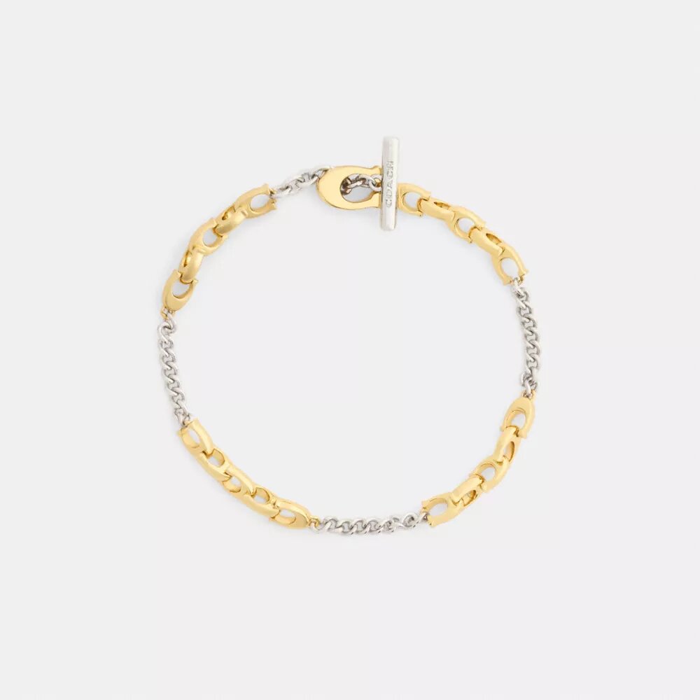 Pulsera de eslabones en forma de C