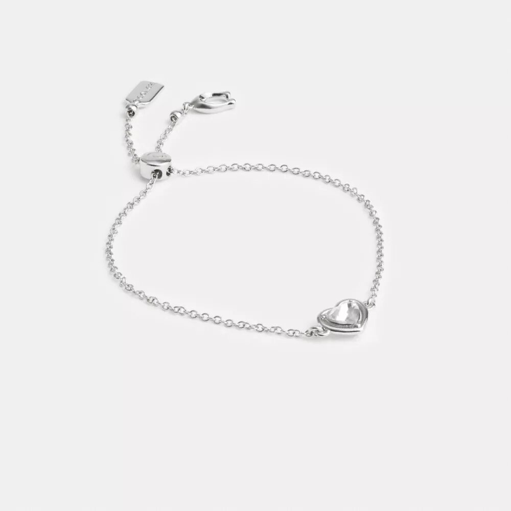 Pulsera deslizante con corazón y halo