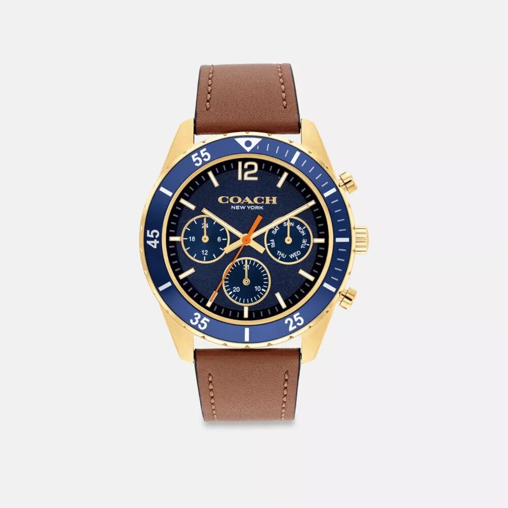 Reloj cronógrafo Cole, 44 mm