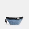 Riñonera Travis 35 en denim desgastado con Charms