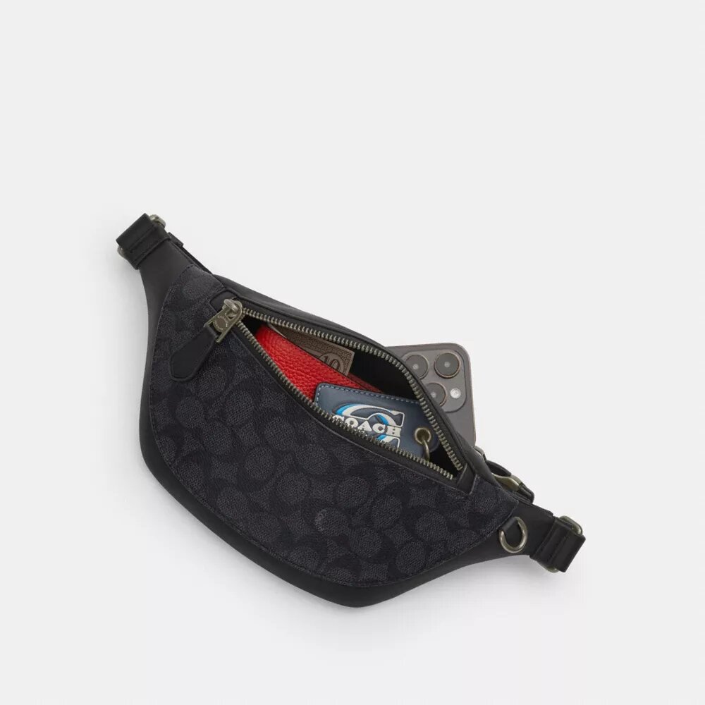 Riñonera Warren Mini en Signature Canvas