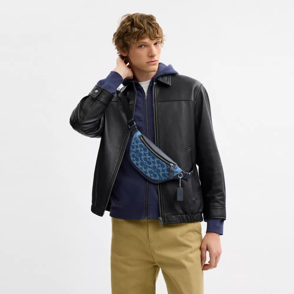 Riñonera Warren Mini en denim exclusivo