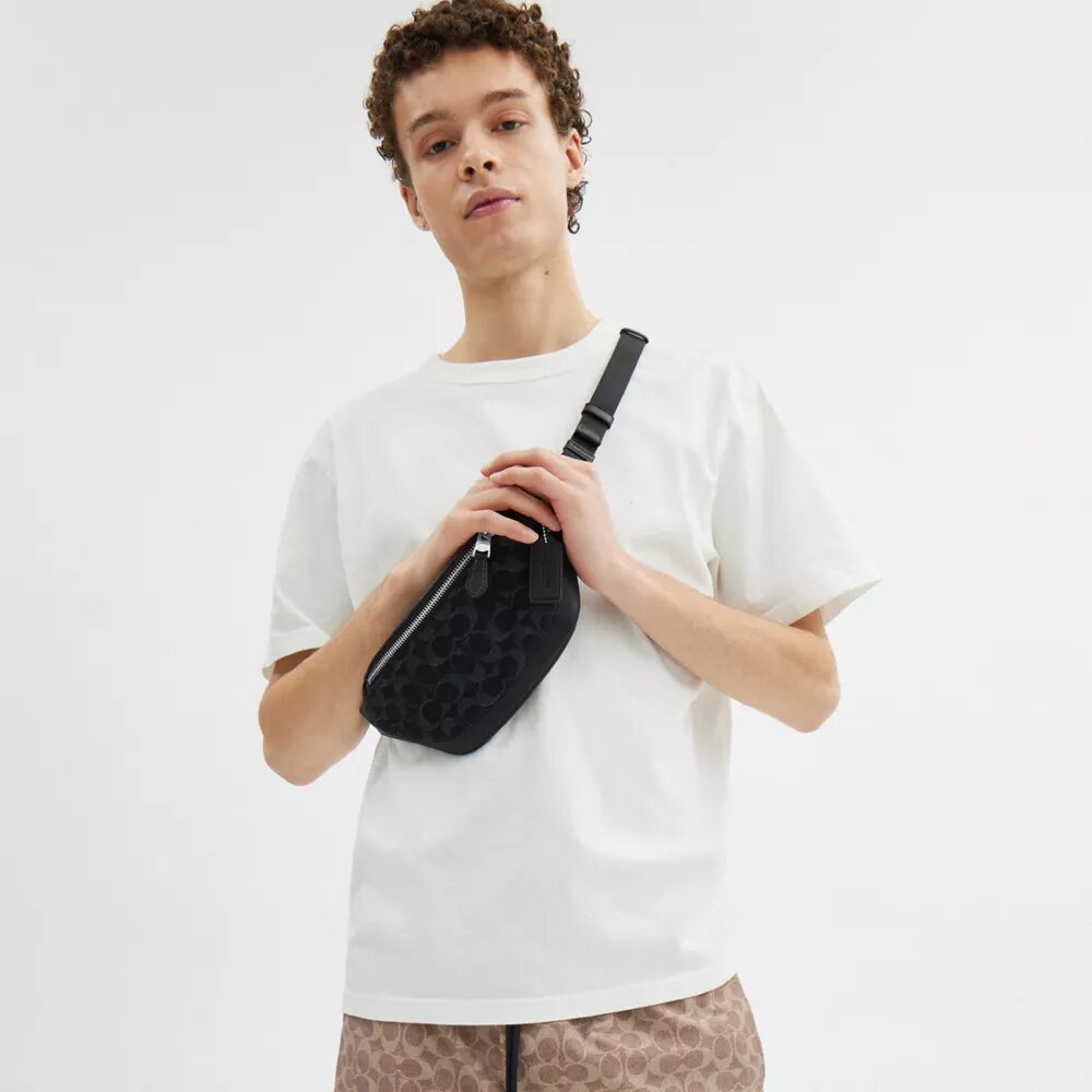 Riñonera Warren Mini en denim exclusivo