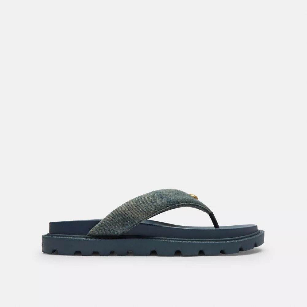 Sandalias Brynn en denim desgastado