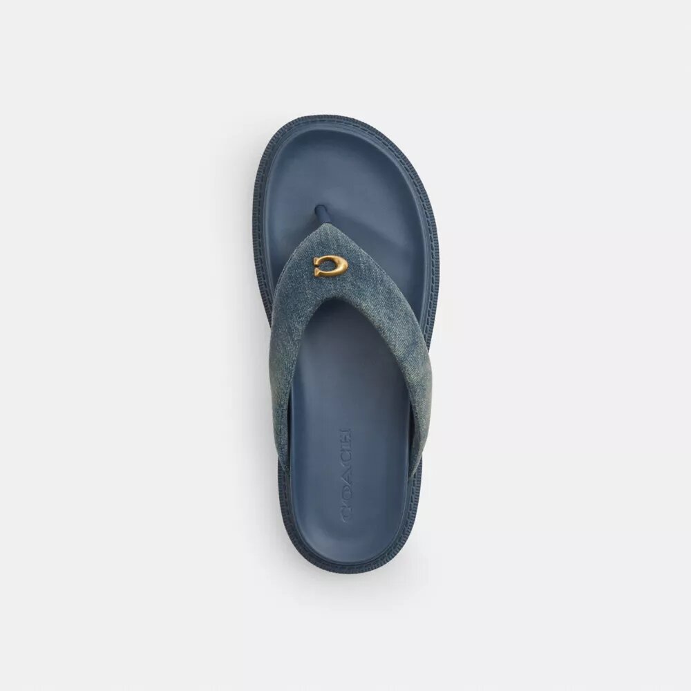 Sandalias Brynn en denim desgastado