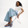 Sandalias Brynn en denim exclusivo con cristales