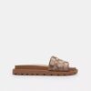 Sandalias Brynn Slide en jacquard con cristales característico