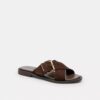 Sandalias con hebillas entrecruzadas