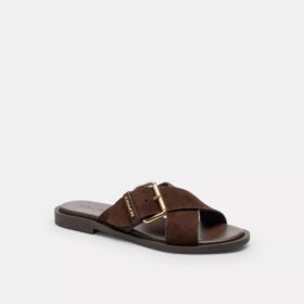 Sandalias con hebillas entrecruzadas