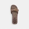 Sandalias de madera Margot en jacquard exclusivo