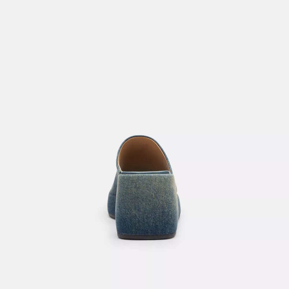 Sandalias de plataforma Marie en denim desgastado